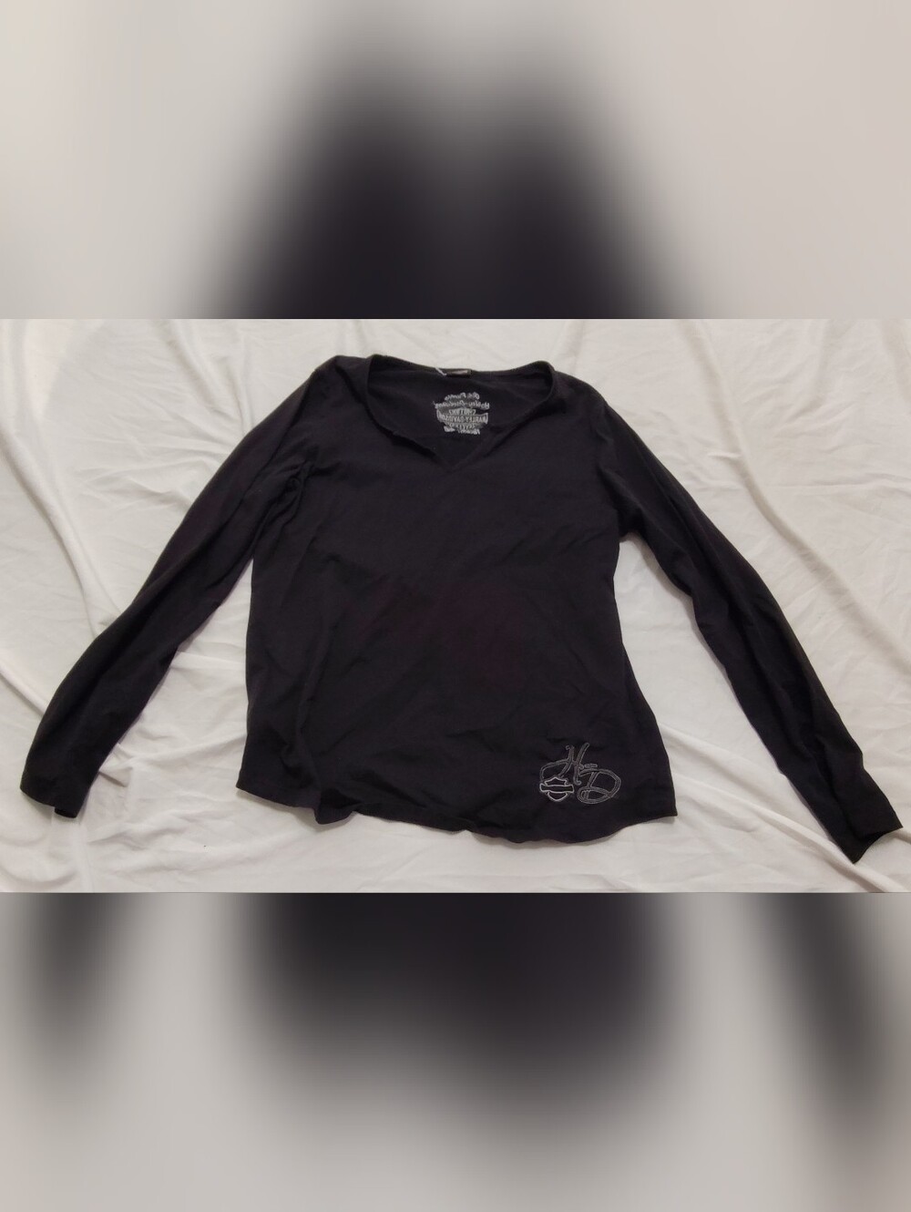 Harley Davidson Womens Lace Long Sleeve T-Shirt Black Tucson
